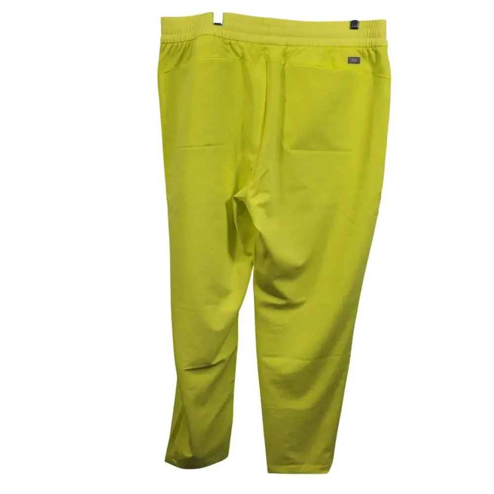 Fig Lloyd Men's Neon Yellow Scrub Pants Size XL 34